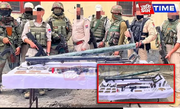 Security Forces Uncover Major Cache of Illegal Weapons in Manipur
